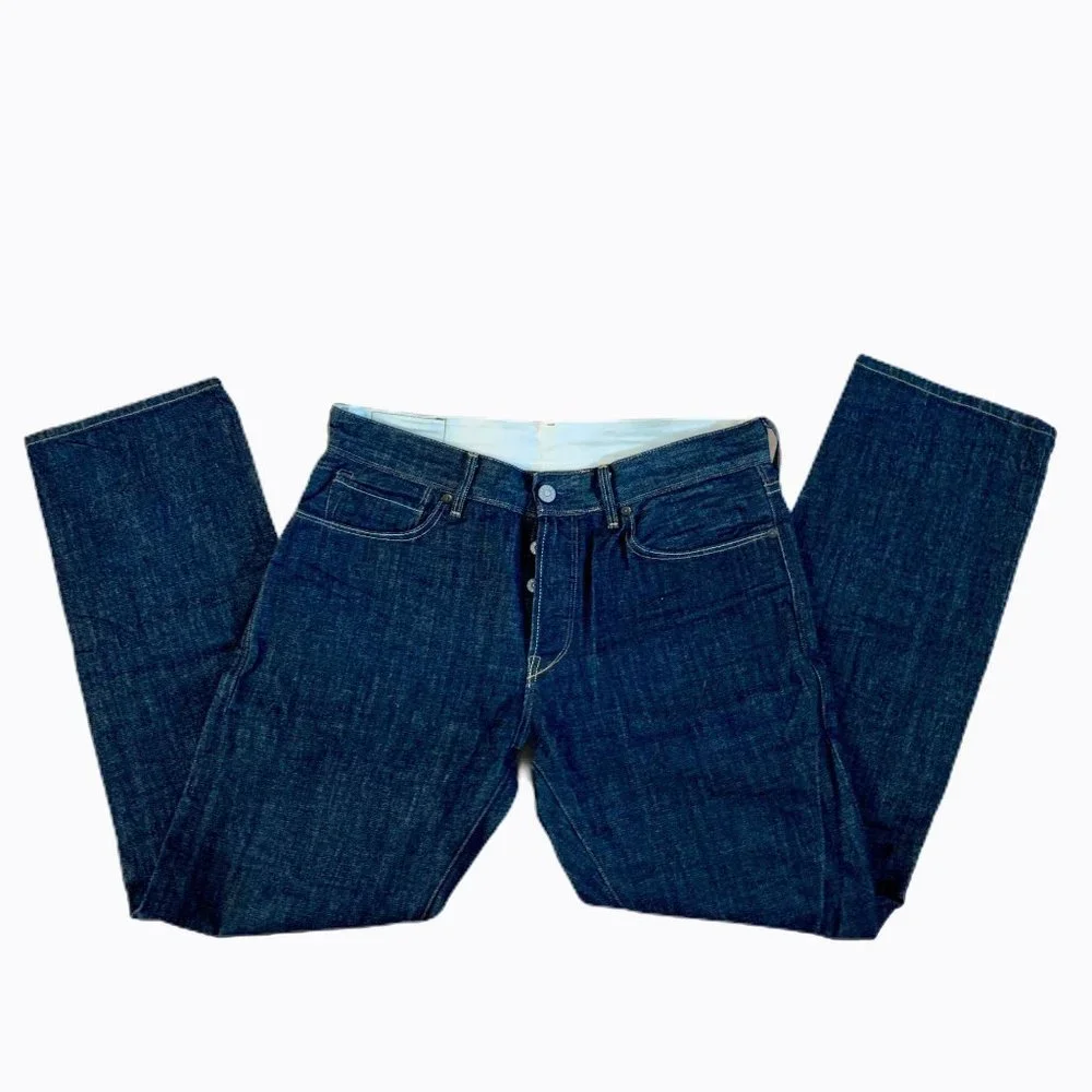Levi's Made & Crafted “Ruler” Straight Button-fly 32 x 34 Denim Jeans